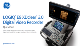 LOGIQ E9 XDClear 2.0 Digital Recorder