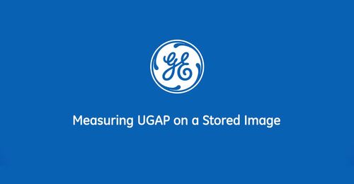 Measuring UGAP on a Stored Image