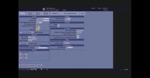 LOGIQ P9/P7- Changing date and time