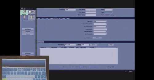 LOGIQ P9/P7- Entering patient data